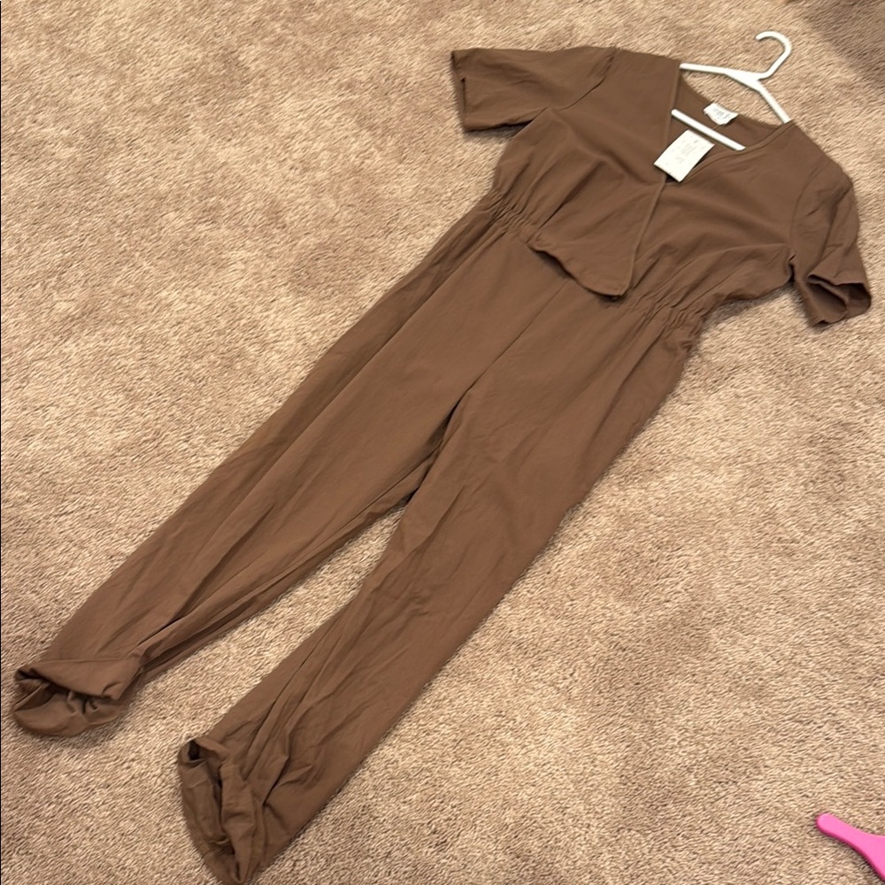 Universal Thread Brown Jumpsuit Relaxed Fit